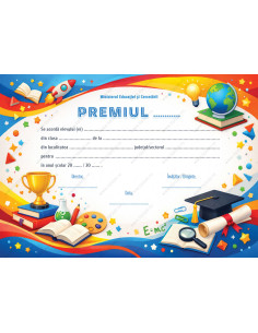 D007d Diploma de acordarea premiului