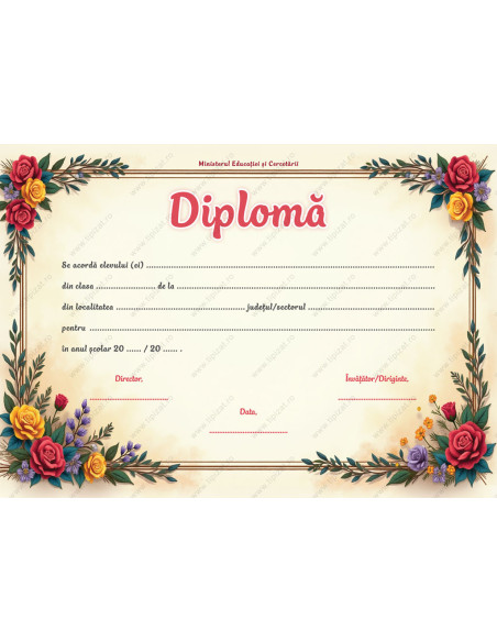 D007e Diploma scolara