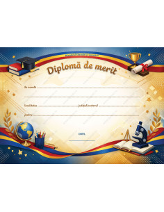D010b Diploma de merit