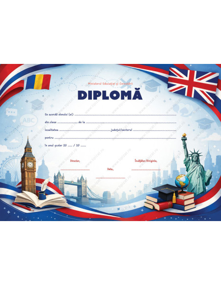 D023 Diploma engleza