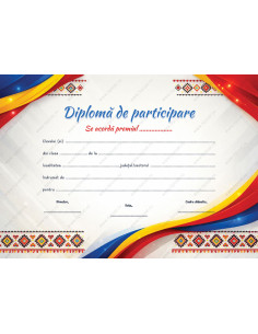 D032 Diploma de participare