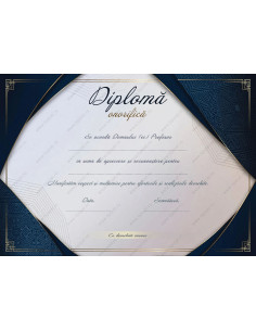 D033 Diploma onorifica
