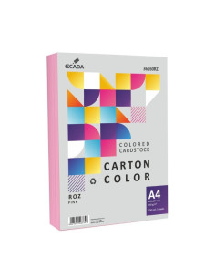 carton-colorat-a4-ecada-36160rz-160gmp-roz-top-250-coli
