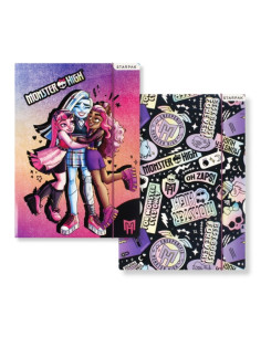 mapa-carton-starpak-monster-high-cu-elastic-a4