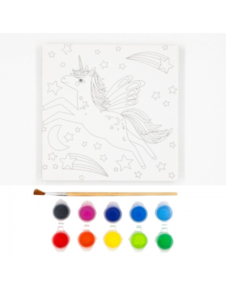 set-pictura-pe-panza-imprimata-155x155cm-unicorn-acuarele-pensula-cadru-de-lemn-colorarte-my16