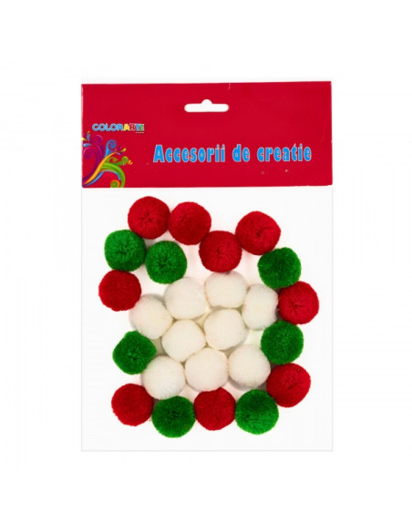accesorii-creatie-pom-pom-casmir-verdealbrosu-20mm-set-25-buc-colorarte-my27