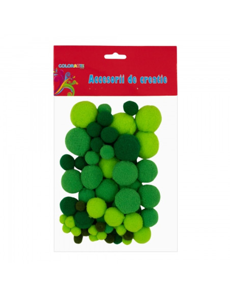 accesorii-creatie-pom-pom-verde-10-30mm-set-70-buc-colorarte-my25