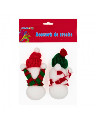 accesorii-creatie-pom-pom-textil-om-de-zapada-cu-fular-si-caciula-10cm-set-2-buc-colorarte-my34