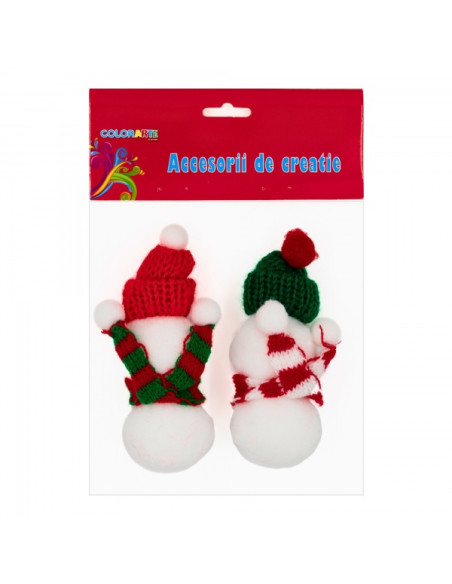 accesorii-creatie-pom-pom-textil-om-de-zapada-cu-fular-si-caciula-10cm-set-2-buc-colorarte-my34