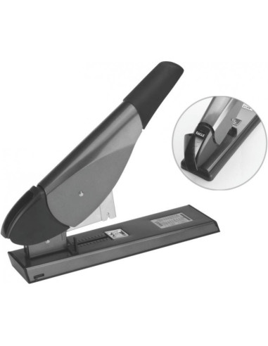 Capsator Eagle 8539, 23/6 - 23/23, 200 coli, 64mm, plastic, negru
