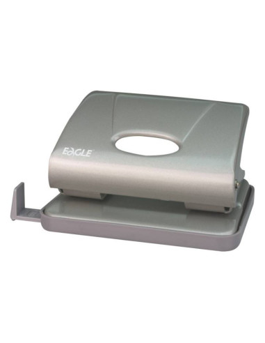 Perforator Eagle 706, 15 coli, plastic, negru