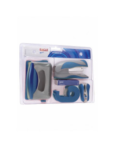 Set accesorii de birou Eagle Alpha J5023CD, albastru