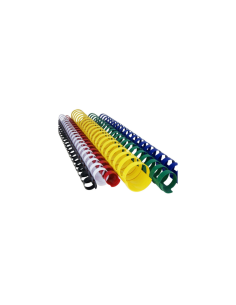 Inele plastic pentru indosariere Office Cover, 18mm, set 100 buc
