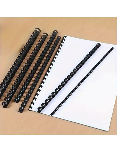 Inele plastic pentru indosariere Office Cover, 18mm, set 100 buc