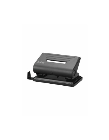 Perforator Eagle 837S, 10 coli, plastic, negru