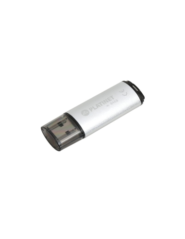 Stick memorie 64GB Platinet PMFE64, USB 2.0, carcasa aluminiu