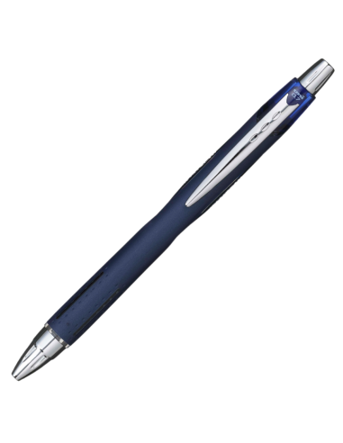 Pix Jetstream Uni-ball SXN-217, 0.7mm, cu mecanism, corp albastru inchis, detalii in culoarea scrisului