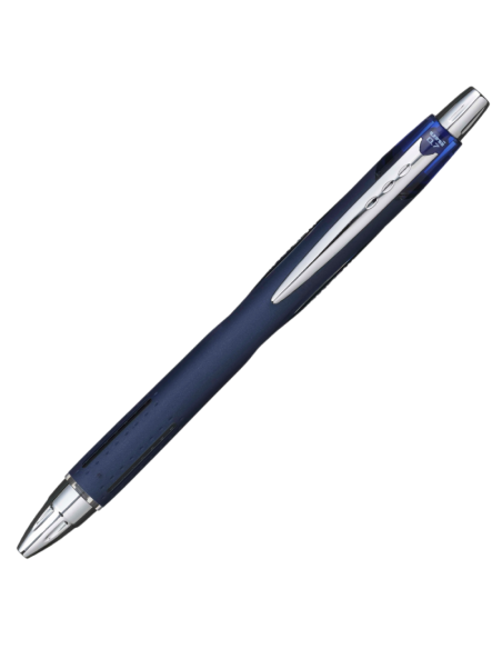 Pix Jetstream Uni-ball SXN-217, 0.7mm, cu mecanism, corp albastru inchis, detalii in culoarea scrisului