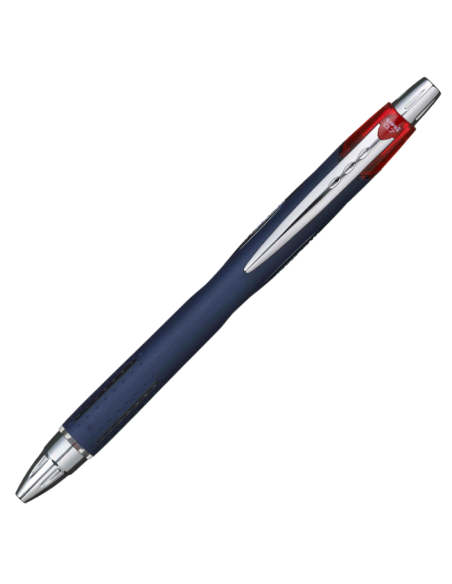 Pix Jetstream Uni-ball SXN-217, 0.7mm, cu mecanism, corp albastru inchis, detalii in culoarea scrisului
