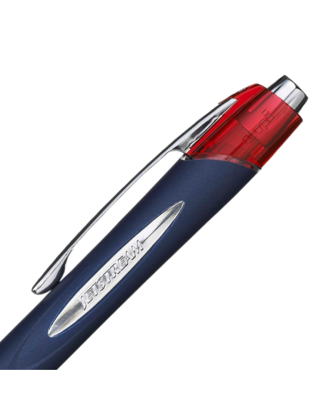 Pix Jetstream Uni-ball SXN-217, 0.7mm, cu mecanism, corp albastru inchis, detalii in culoarea scrisului