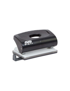 Perforator STD P-811, 10 coli, plastic, negru