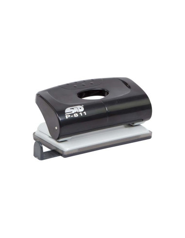 Perforator STD P-811, 10 coli, plastic, negru