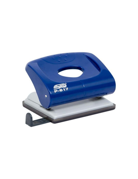 Perforator STD P-817, 20 coli, plastic, albastru/violet