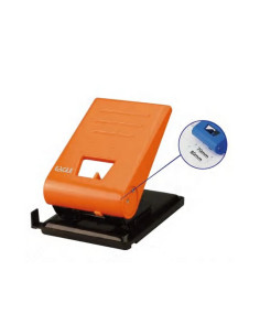 Perforator Eagle 837XL, 50 coli, perforatii ajustabile 7-8 cm, plastic, negru