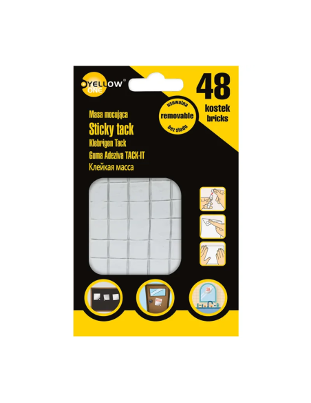 Guma adeziva Grand Yellow-One Sticky Tack, 125-1041, 50g, 48 bucati/set