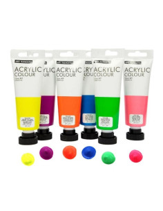 Culori acrilice Magi-Wap Art Rangers, 75ml, culori neon, FEA75T