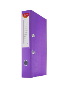 Biblioraft plastifiat Noki, A4, portret, 5cm, buzunar eticheta, inele metalice 2