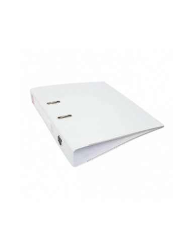 Biblioraft plastifiat Noki, A4, portret, 5cm, buzunar eticheta, inele metalice
