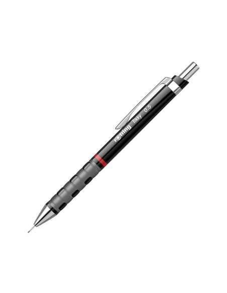 Creion mecanic Rotring Tikky, 0.5mm, corp plastic rezistent diverse culori, cu guma de sters