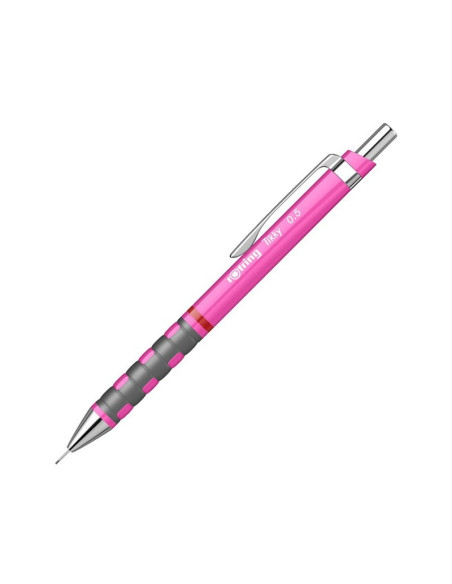 Creion mecanic Rotring Tikky, 0.5mm, corp plastic rezistent diverse culori, cu guma de sters
