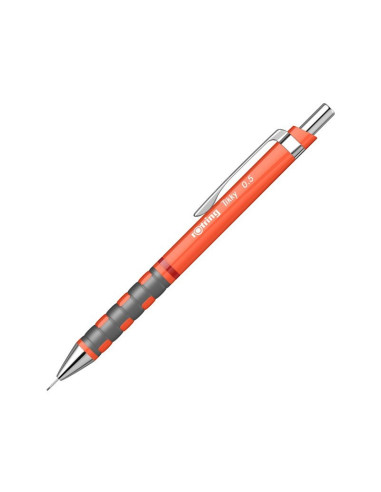 Creion mecanic Rotring Tikky, 0.5mm, corp plastic rezistent diverse culori, cu guma de sters