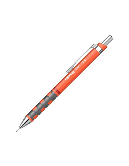 Creion mecanic Rotring Tikky, 0.5mm, corp plastic rezistent diverse culori, cu guma de sters