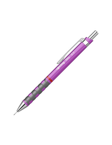 Creion mecanic Rotring Tikky, 0.5mm, corp plastic rezistent diverse culori, cu guma de sters