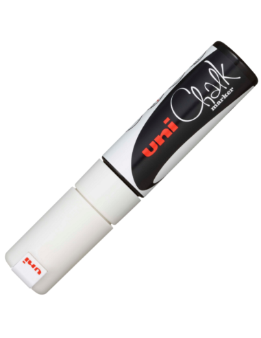 Marker cu creta UNI Chalk PWE-8K, varf tesit, 8.0mm