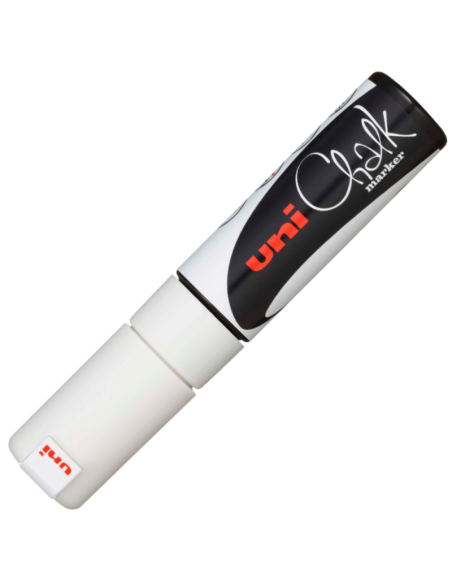 Marker cu creta UNI Chalk PWE-8K, varf tesit, 8.0mm