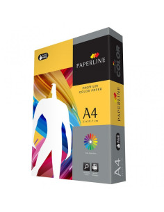 Hartie colorata A4 Paperline 200, 80g/mp, auriu intens, top 500 coli