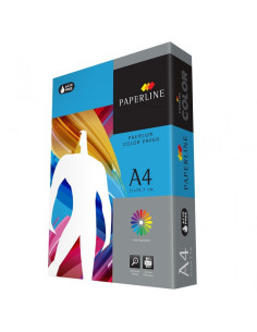 Hartie colorata A4 Paperline 220, 80g/mp, turcoaz, top 500 coli