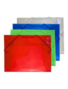 Mapa plastic CNX, cu elastic, A4, 38 microni, diverse culori