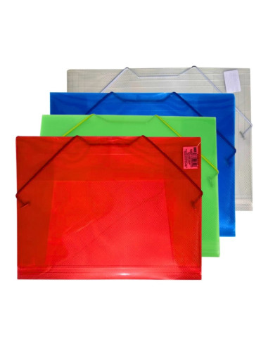 Mapa plastic CNX, cu elastic, A4, 38 microni, diverse culori