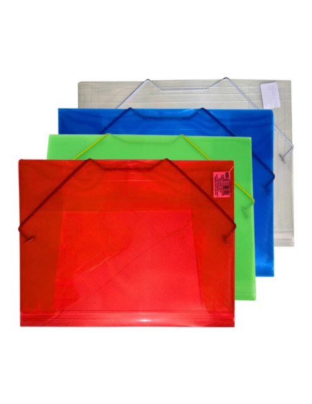Mapa plastic CNX, cu elastic, A4, 38 microni, diverse culori