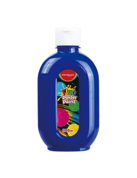 Culori tempera Keyroad, 300ml, culori fluorescente