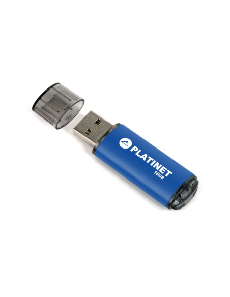Stick memorie 16GB Platinet PMFE16, USB 2.0, carcasa aluminiu