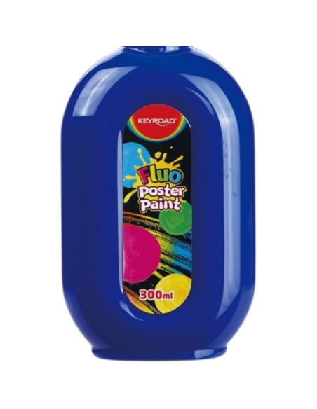 Culori tempera Keyroad, 300ml, culori fluorescente