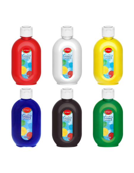 Culori tempera Keyroad, 300ml, culori de baza