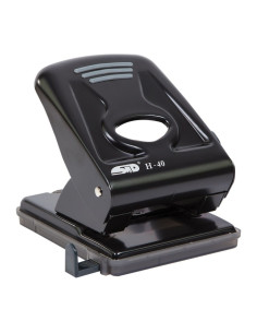 Perforator STD H-40, 40 coli, plastic, negru