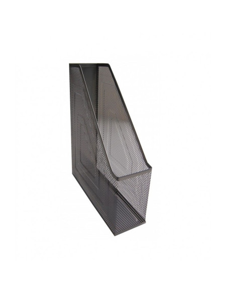Suport documente Office Cover, 7.5cm, vertical, plasa metalica, negru